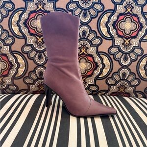 Jeffrey Campbell Purple Heeled Boots